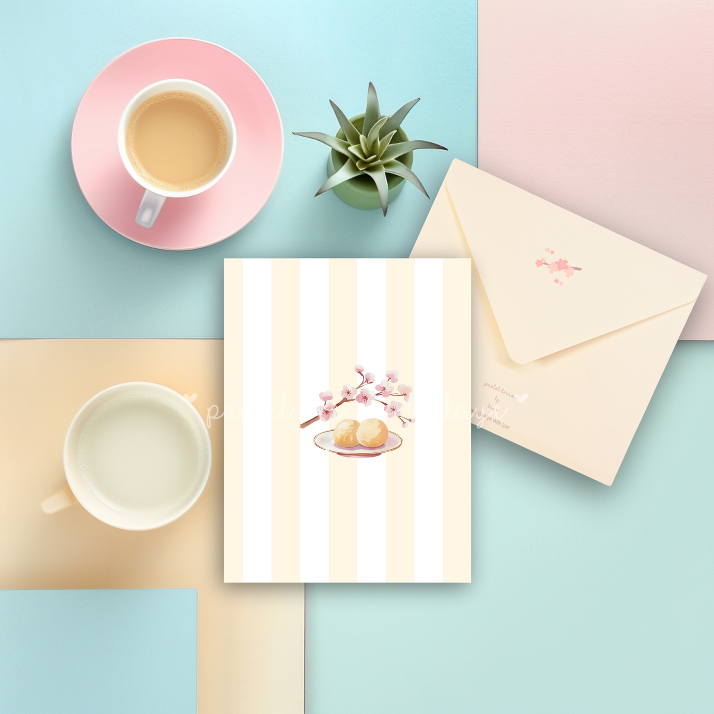 Sakura Mochi Series: Greeting Card