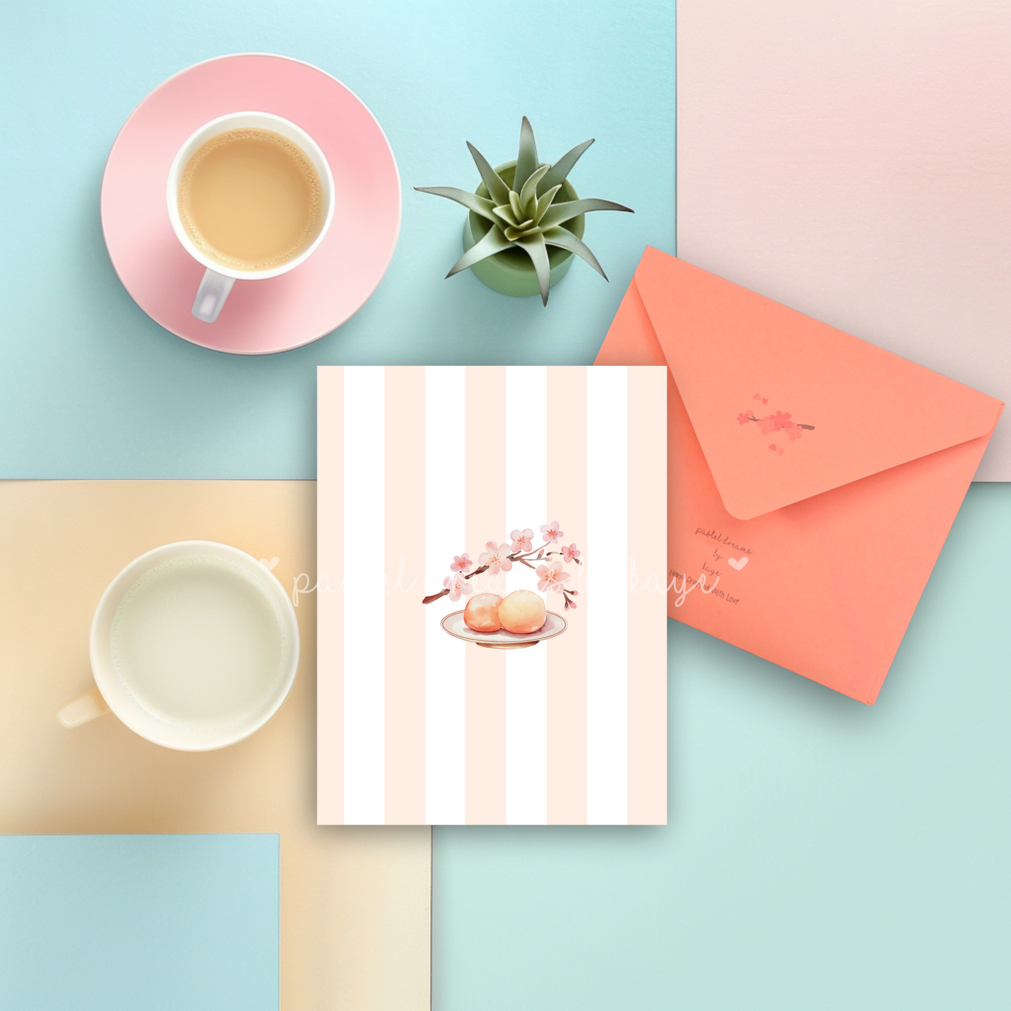 Sakura Mochi Series: Greeting Card