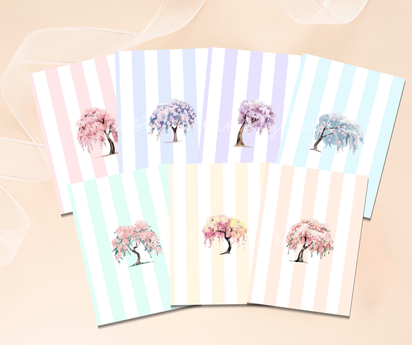 Sakura Tree Series: Greeting Card