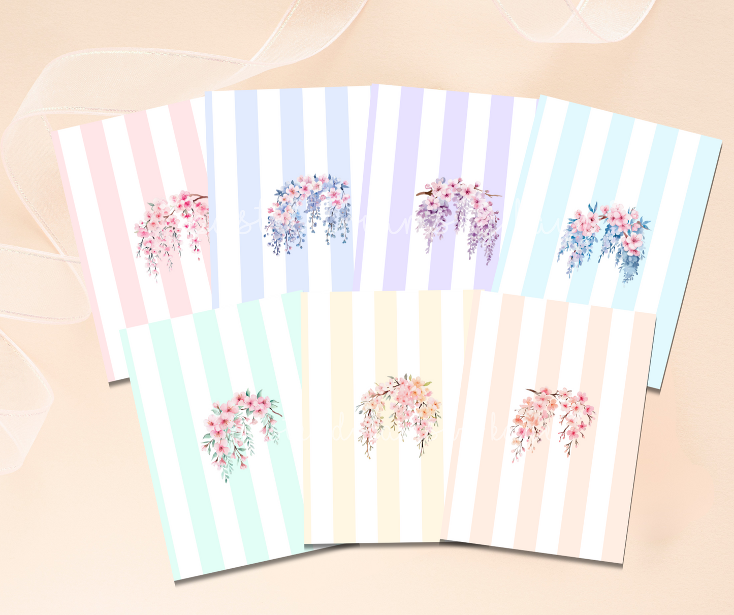 Sakura Flower Series: Greeting Card