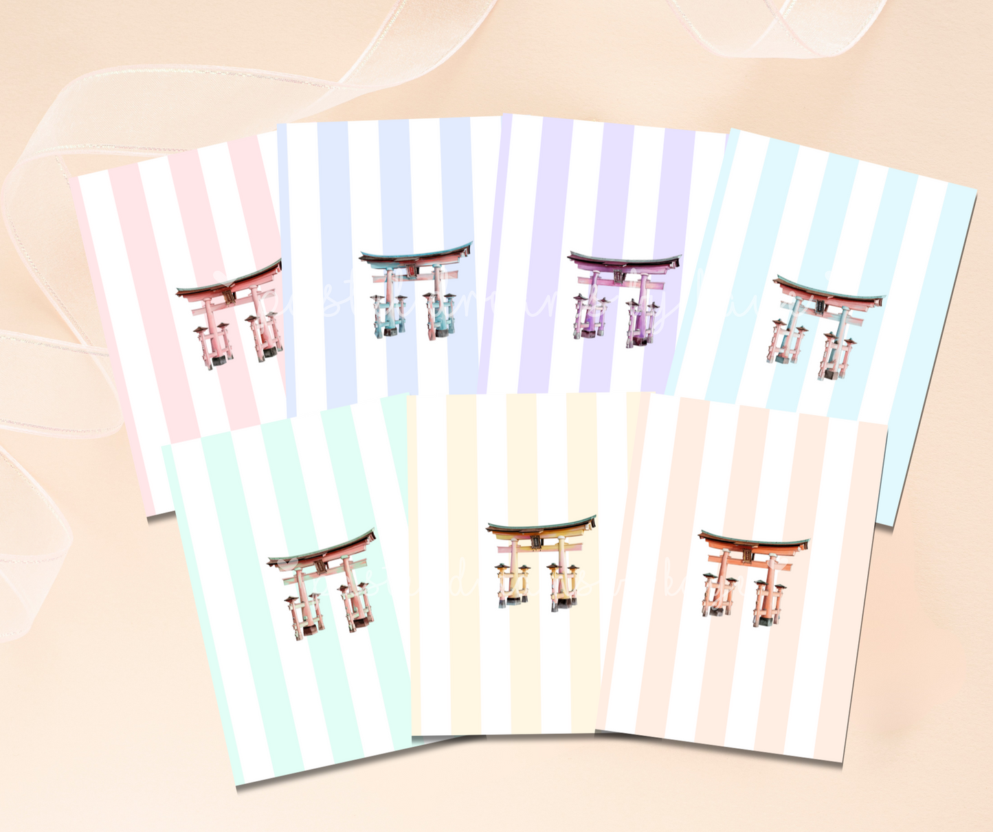 Japanese Torri Series: Greeting Card