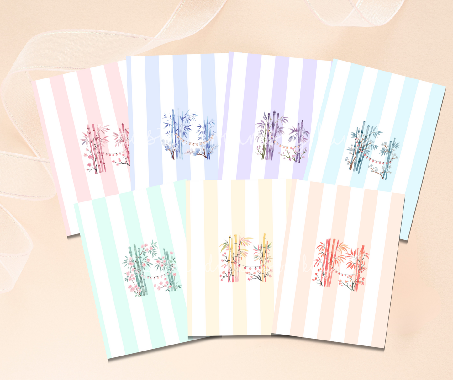 Sakura Bamboo Series: Greeting Card