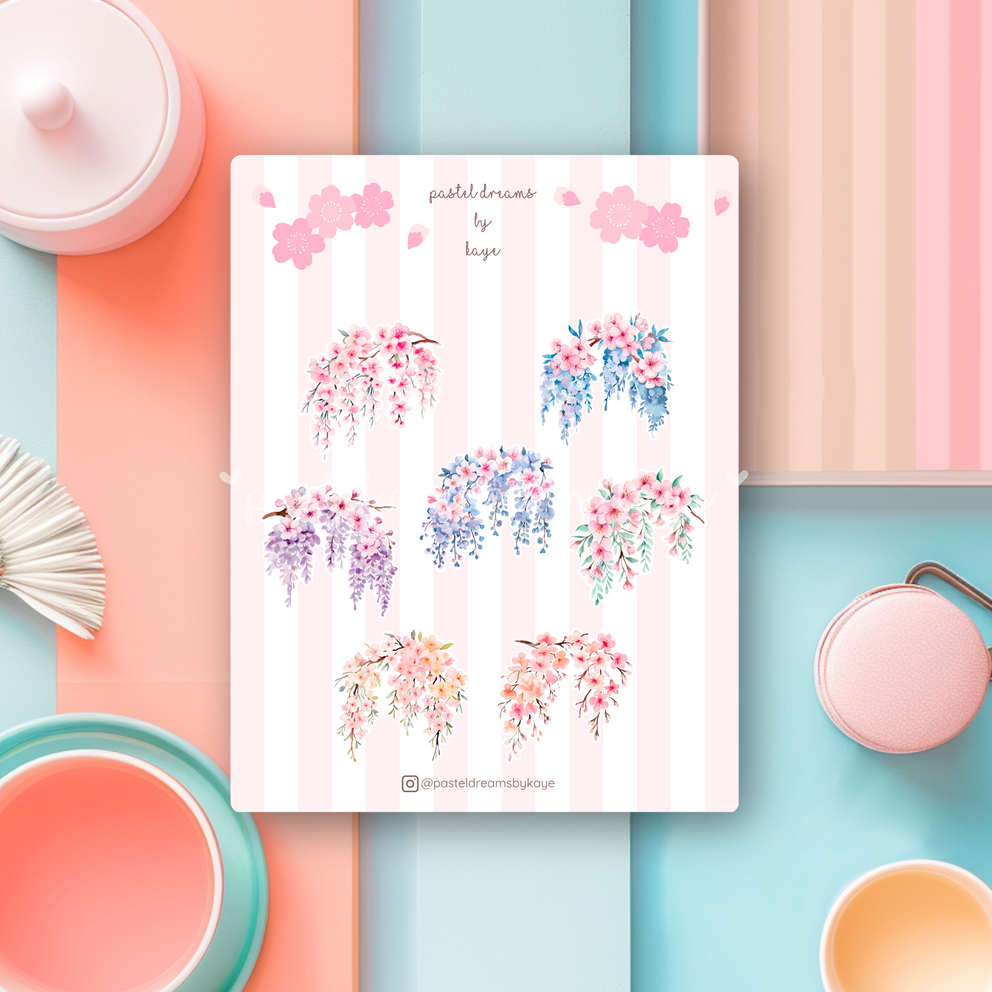 Sakura Flower Series: Sticker Sheet