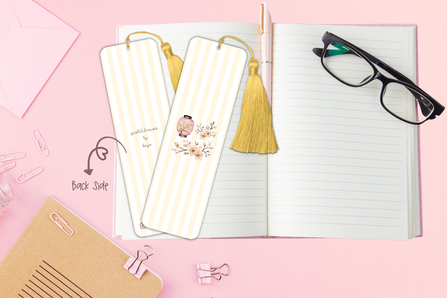 Sakura Paper Lantern Series: Bookmark Tassel